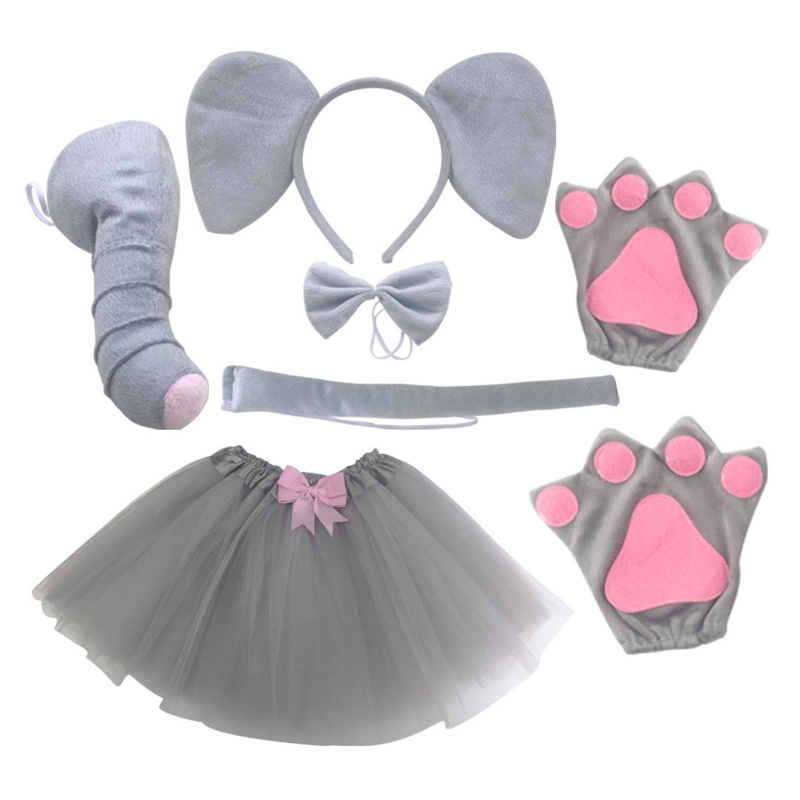Baby Clothing Elephant - Dierenkostuum voor kinderen Olifant Oor Hoofdband