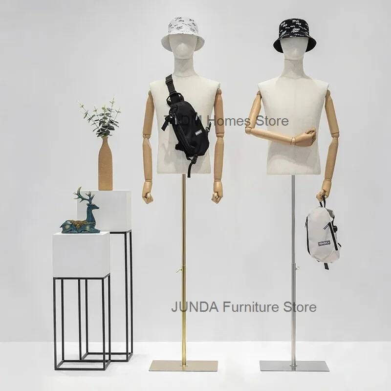 Baby Clothing Display Stand - Koreaanse Versie Mannelijke Halve lengte Mannequins