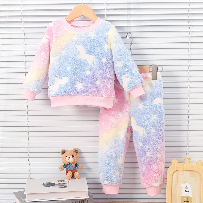 Baby Clothing Night - Vrouwelijke baby gekleurde herfst en winter