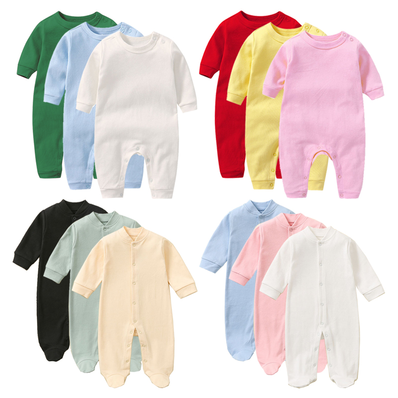 Baby Clothing Factory Shop - Promotie Beperkte aanbieding Katoenen pasgeboren baby-jumpsuits