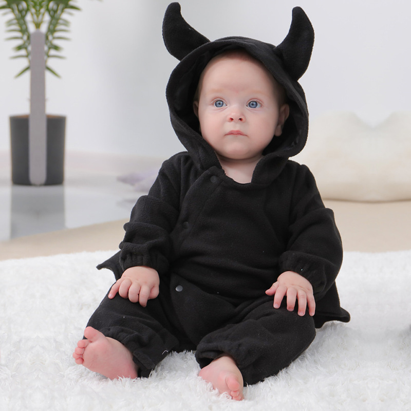 Baby Clothing Factory Shop - Warme Fleece Baby Halloween Bat Vampire