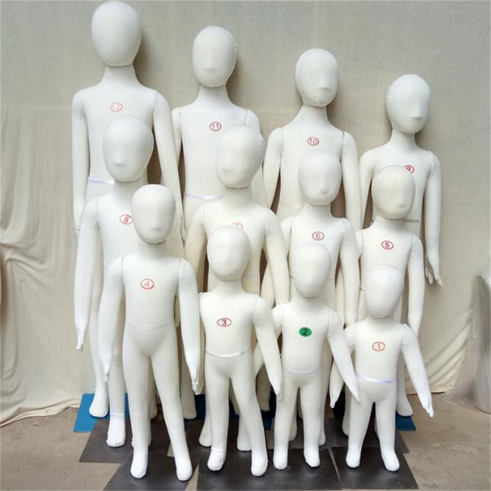 Baby Clothing Display Stand - Baby- en kinderhandmannequins, lichaamsdisplay met katoenen