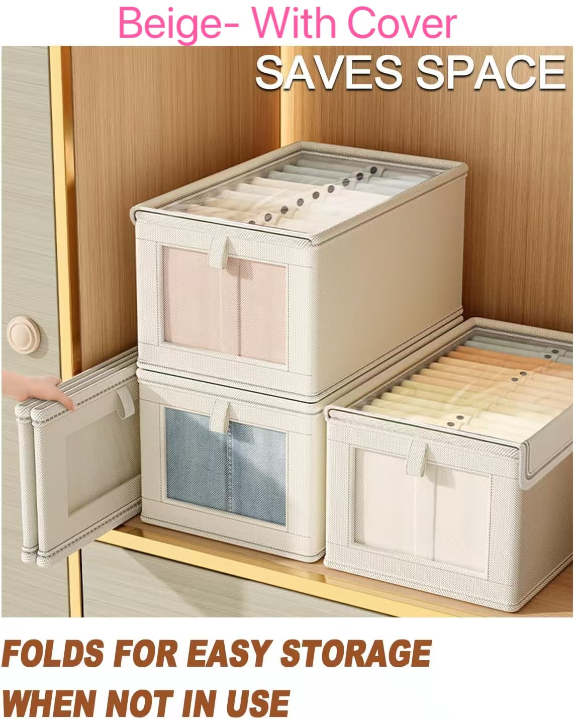 1PC opvouwbare kledingopbergdo - Baby Clothes Organiser recensie en prijs