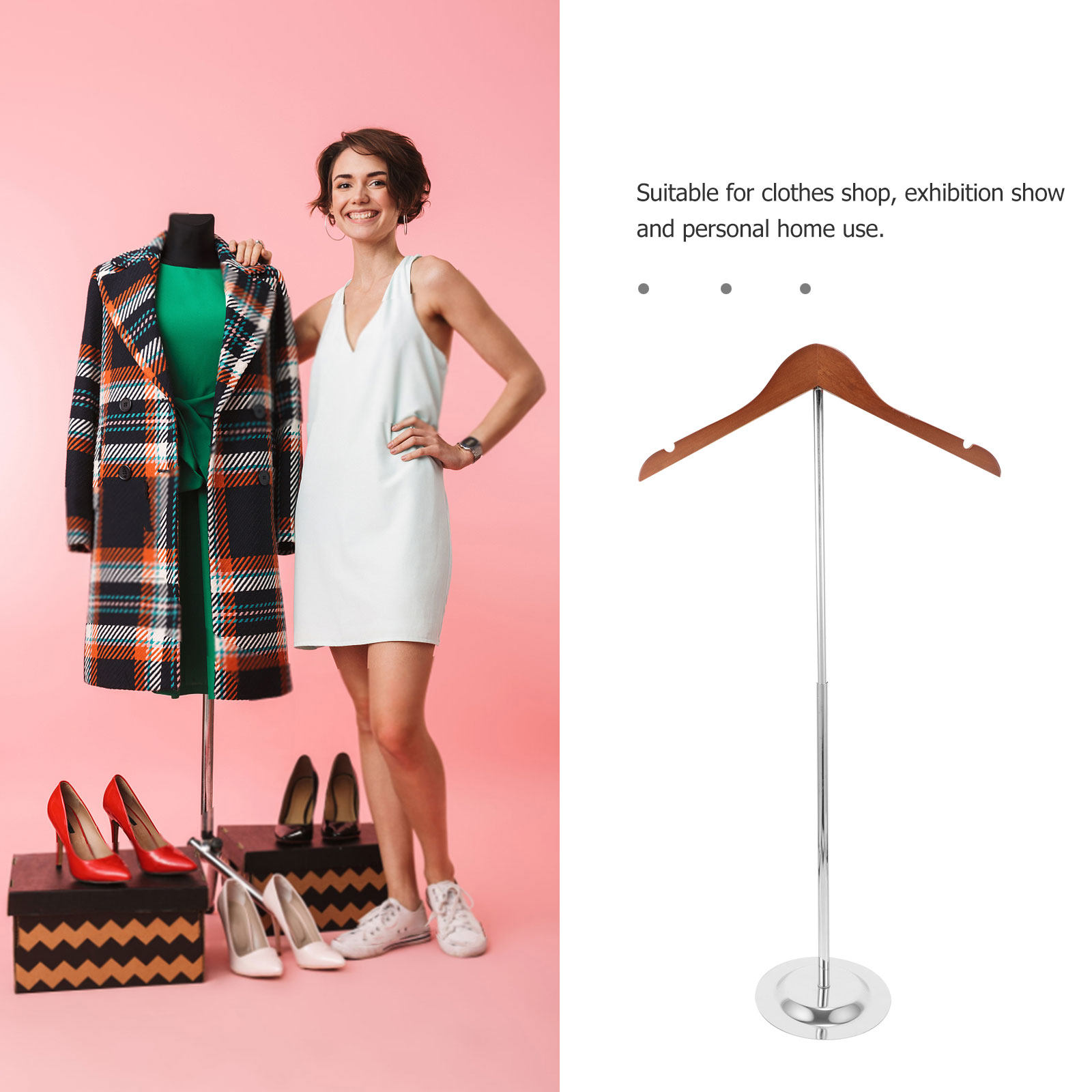 T-vormige kledingdisplaystanda - Baby Clothing Display Stand recensie en prijs
