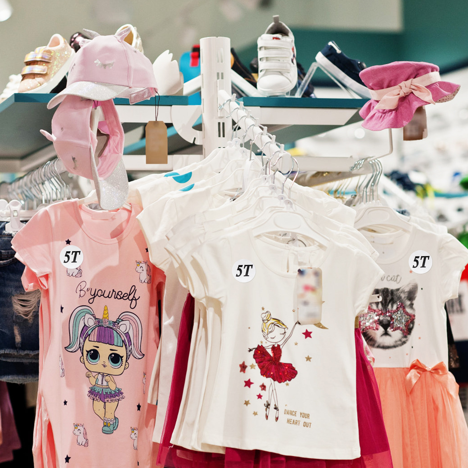 2 rollen kledingmaat stickerla - Baby Clothing Factory Shop recensie en prijs
