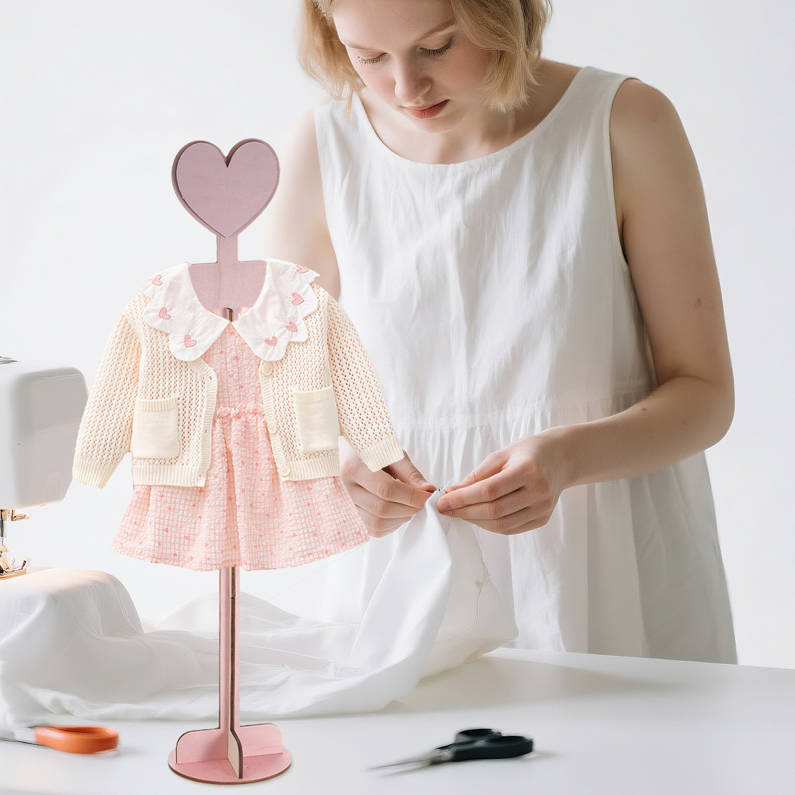 Houten babykledingdisplayrek v - Baby Clothing Display Stand recensie en prijs
